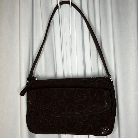 Vera Bradley Chocolate Brown Purse - Picture 3 of 11